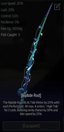 Riptidstangenfisch -Statistiken
