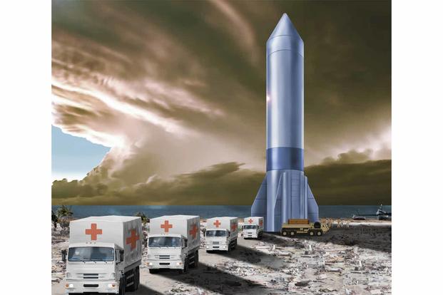 Militärisches Rocket Cargo Vanguard Programm 1800
