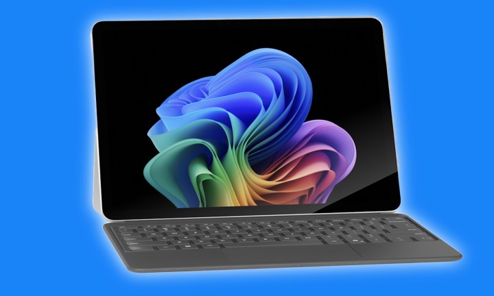Vorderansicht des Microsoft Surface Pro 12 im Tablet.