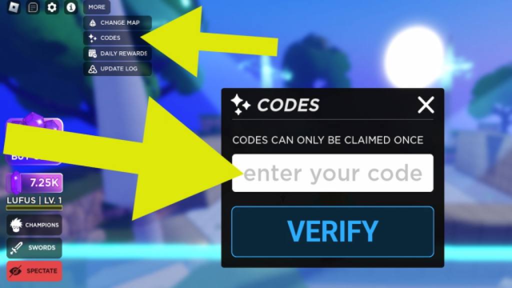So löst du Codes in Death Ball ein