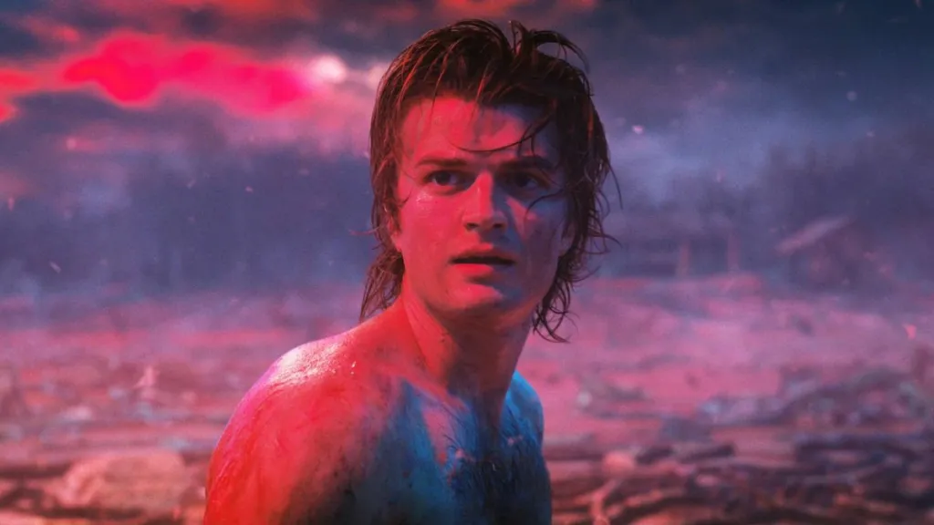 Steve in Stranger Things
