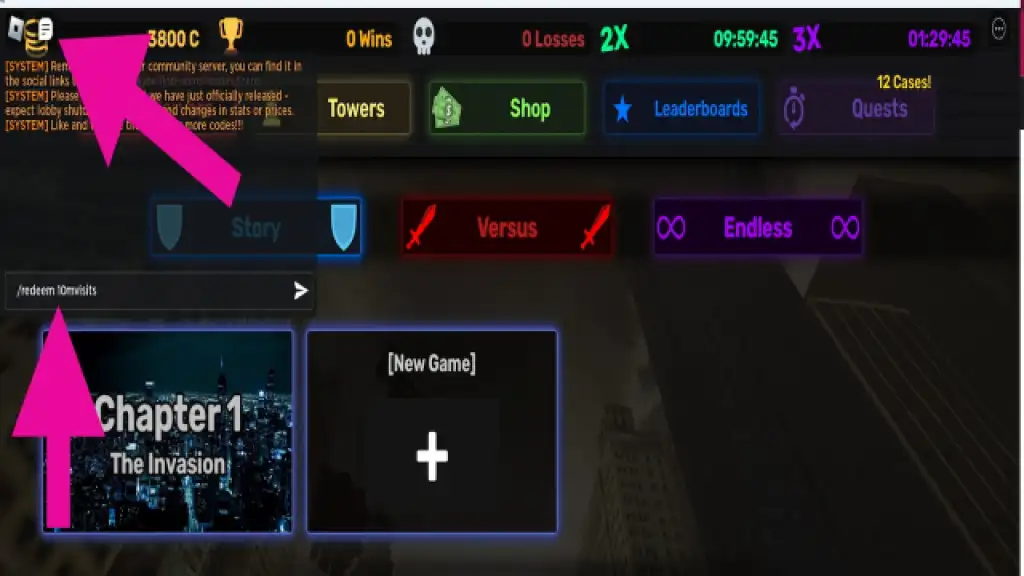 So löst du Codes in Skibi Defense ein