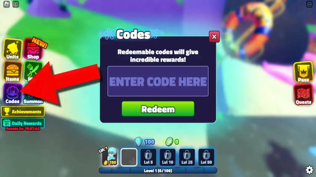 Wie man SpongeBob Tower Defense Codes einlöst.