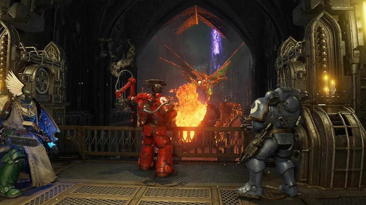 Hol dir den Tod oder Ruhm Linkes Bein Freies in Warhammer 40K Space Marine 2